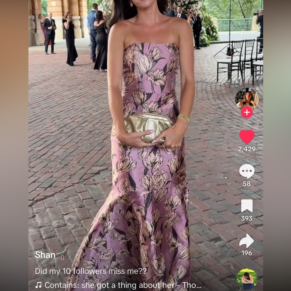 Pink Gold Formal dress